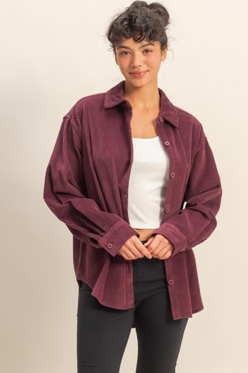 Relaxed-fit Contemporary Corduroy Shirt
