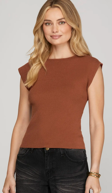 Cinnamon Spice Knit Top