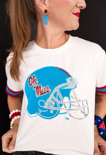 Ole Miss Sparkle Logo T-Shirt