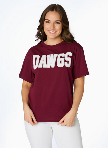 The Dawgs Varsity Boyfriend Tee | Mississippi State