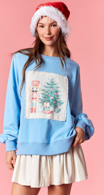 Holiday Charm Corduroy Sweatshirt