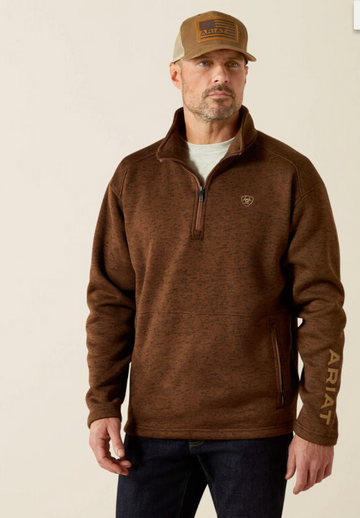 Ariat Caldwell Logo 1/4 Zip Sweater