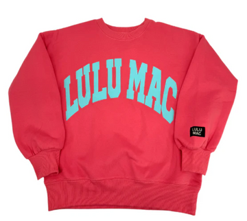 Lulu Mac Sweatshirt | Coral/Mint