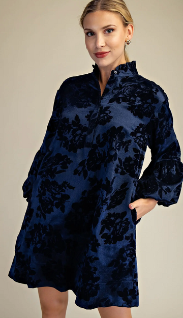 Romantic Charm Velvet Dress