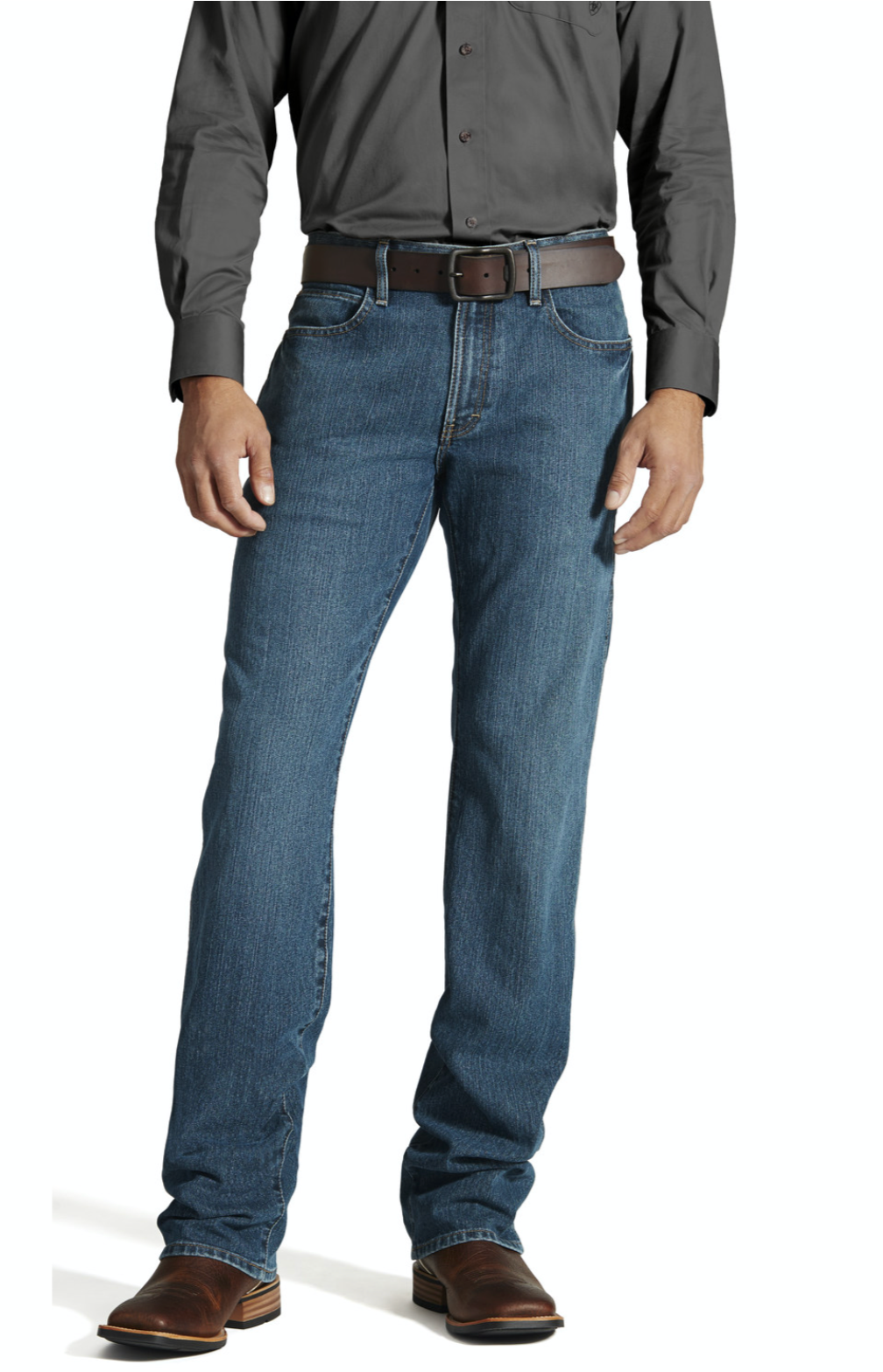 Ariat - 10016221 -  Rebar M4 Low Rise Boot Cut Jean