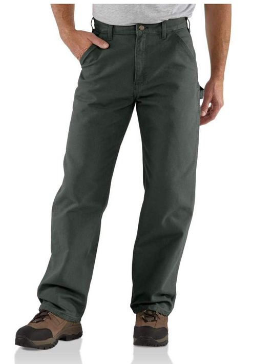 Carhartt Washed Duck Work Pant - Moss - B11