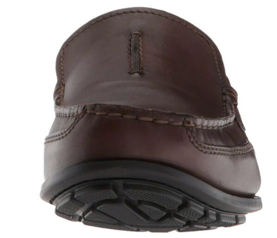 Clarks - #33159 - DARK BROWN LOAFER SLIP ON Leather Shoes BENERO RACE