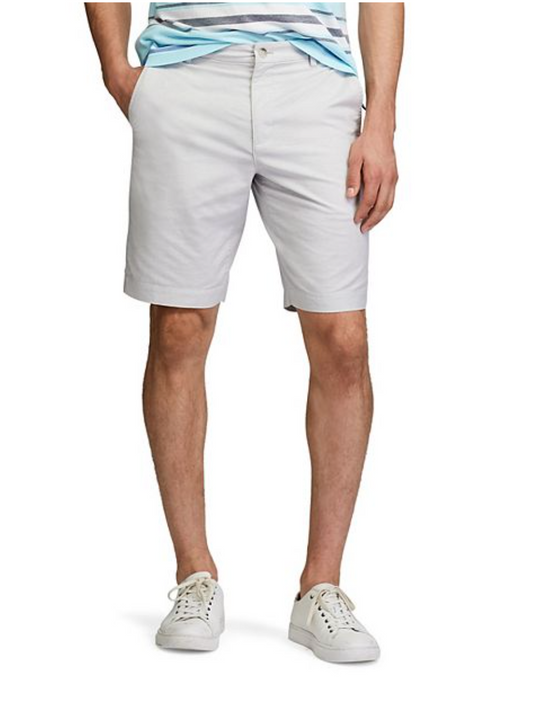 Chaps - 10" Oxford Flat Front Shorts - Nickel