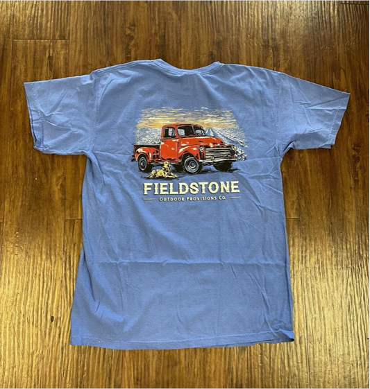 Fieldstone - Red Truck- Flo Blue