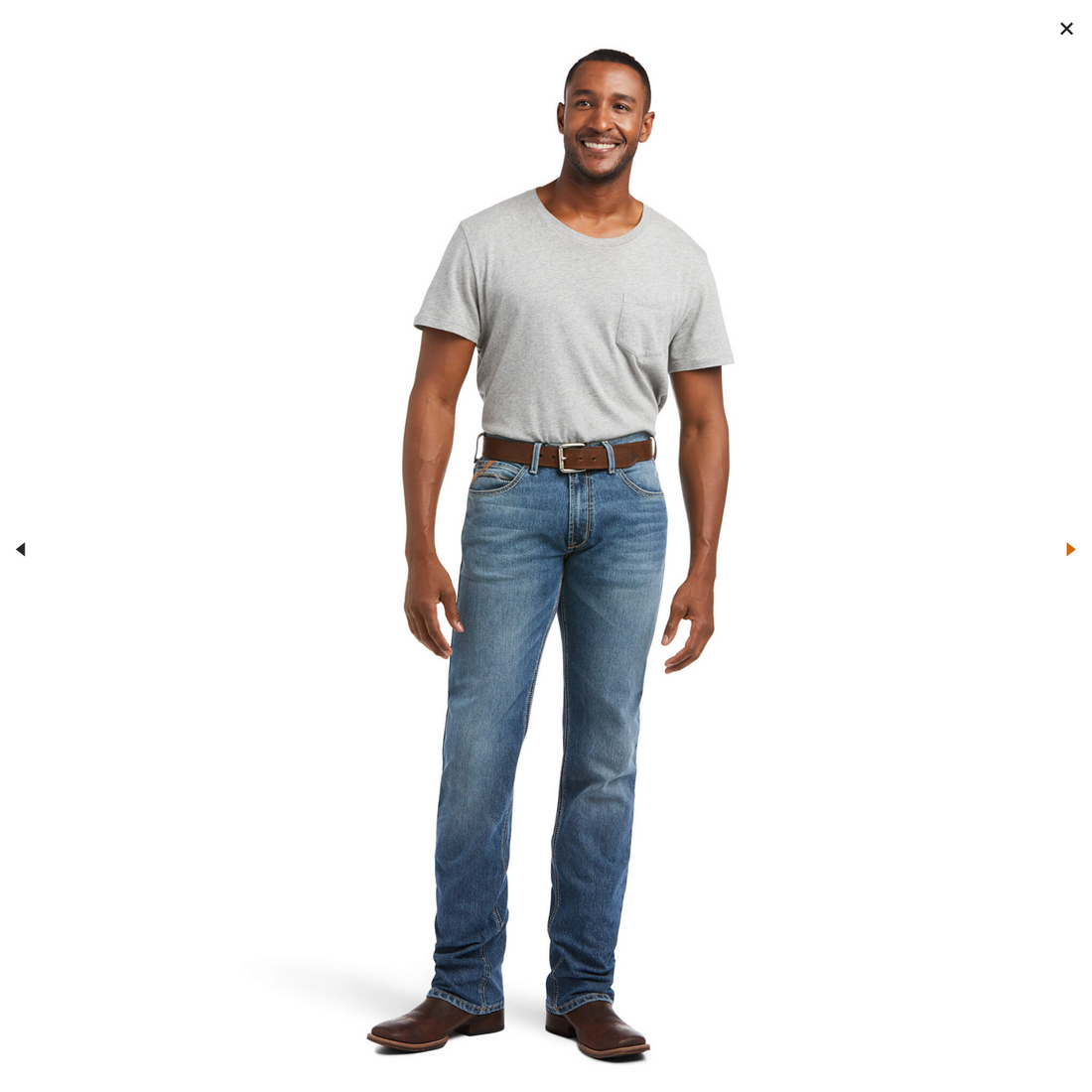 Ariat - 10036878- M5 Slim Stretch Santiago Straight Jean- Tulsa