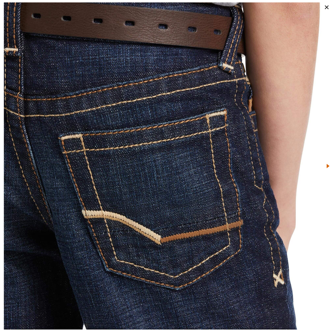 Ariat- 10039858- B5 Slim Esteban Stackable Straight Leg Jean- Mineral Blue Wash