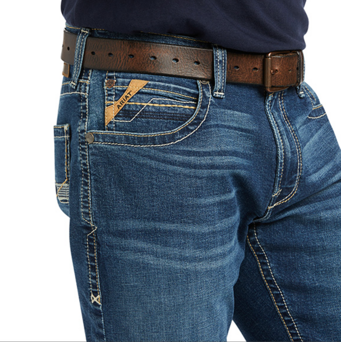 Ariat - 10040743-  M4 Relaxed Stretch Claudio Stackable Straight Leg Jean- Walden