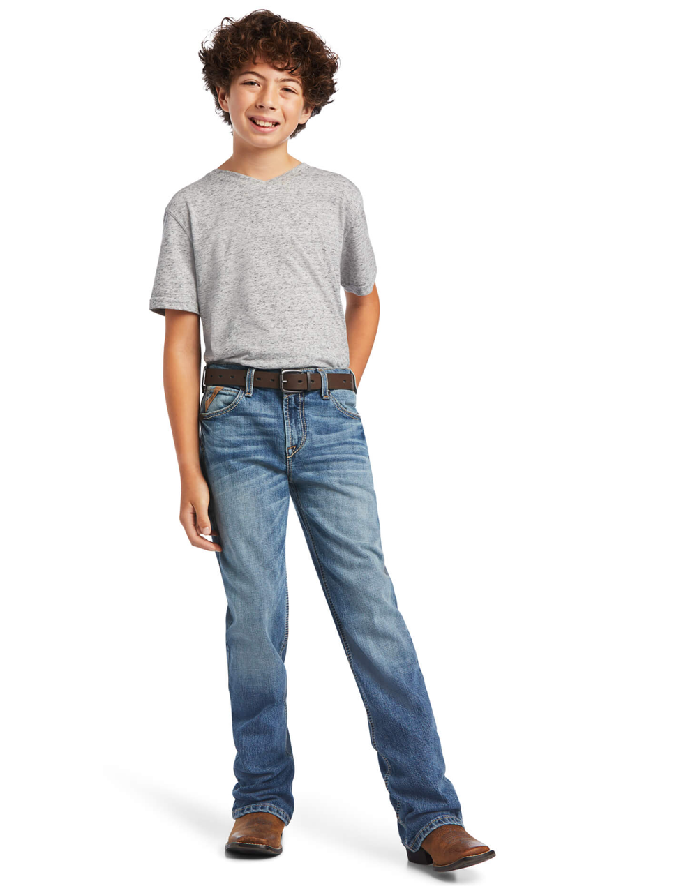 Ariat -10040501- B4 Relaxed Merrick Fashion Boot Cut Jean- Rattler