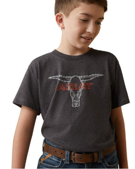 Ariat Boys Barbed Wire Steer T-Shirt