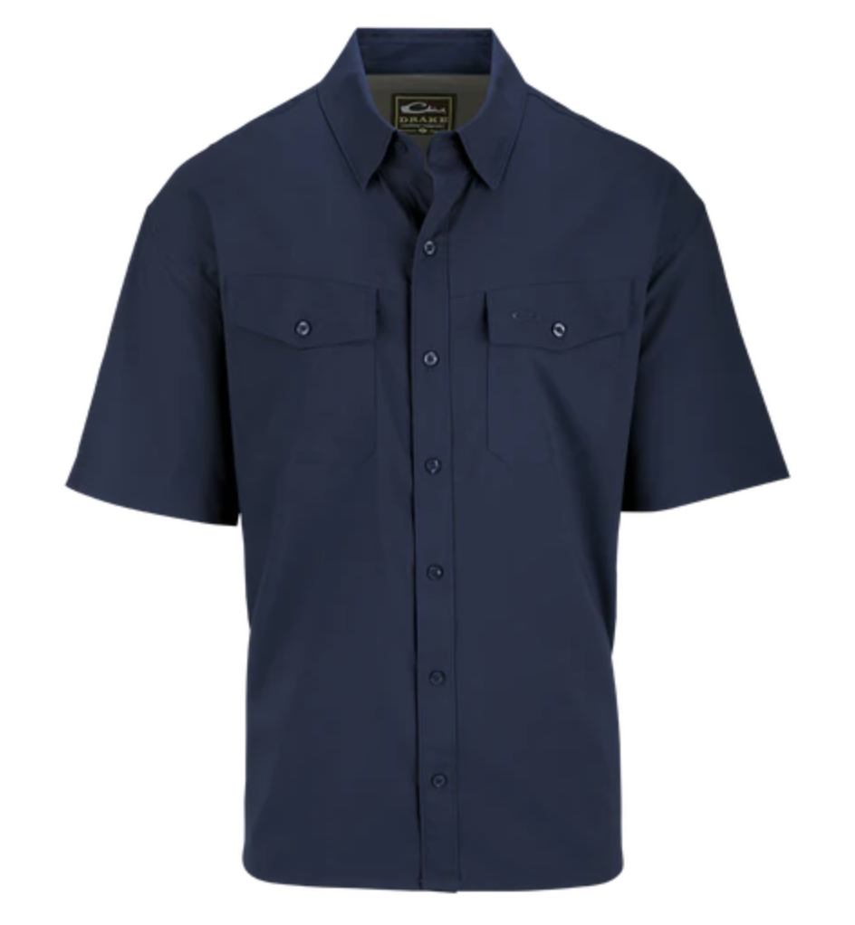 Drake Traveler's Solid Dobby Shirt S/S