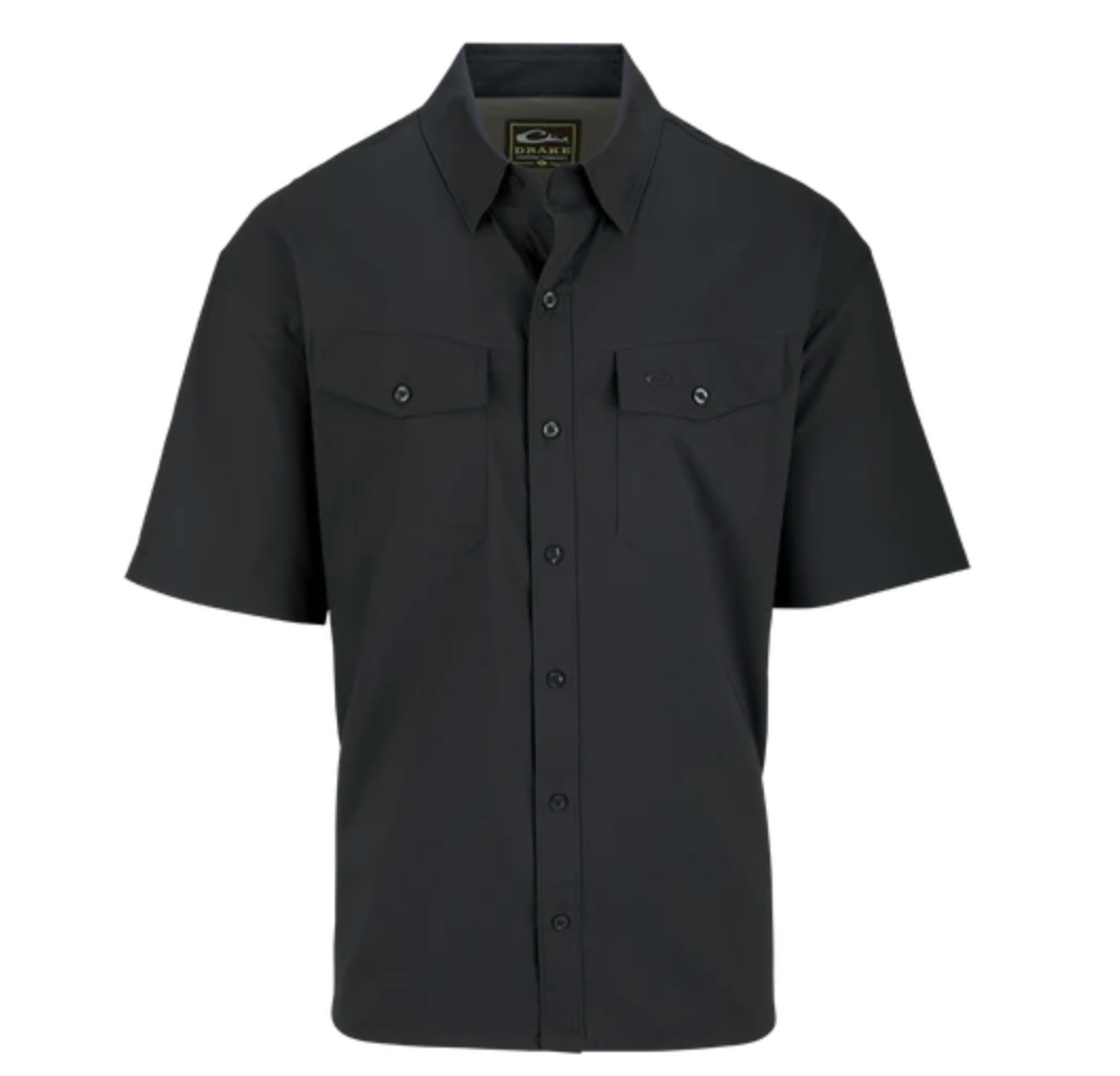 Drake Traveler's Solid Dobby Shirt S/S