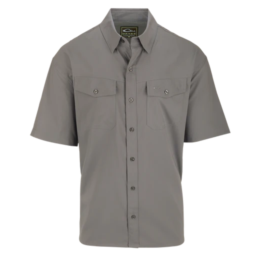 Drake Traveler's Solid Dobby Shirt S/S