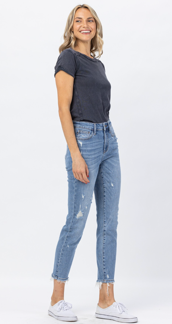 Judy Blue Mineral Wash Relaxed Fit