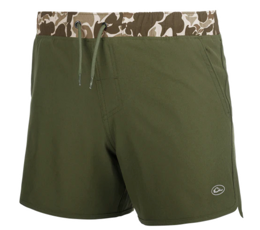 Drake Youth Commando Lined Volley Short 5"