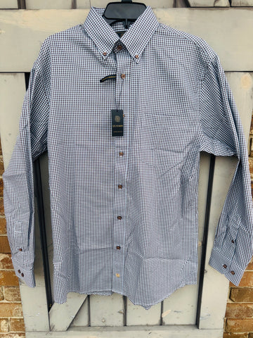 Men's L/S Mini Check Shirt