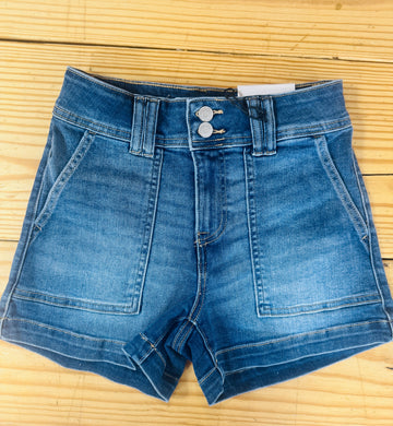 Utility Pocket Denim Shorts