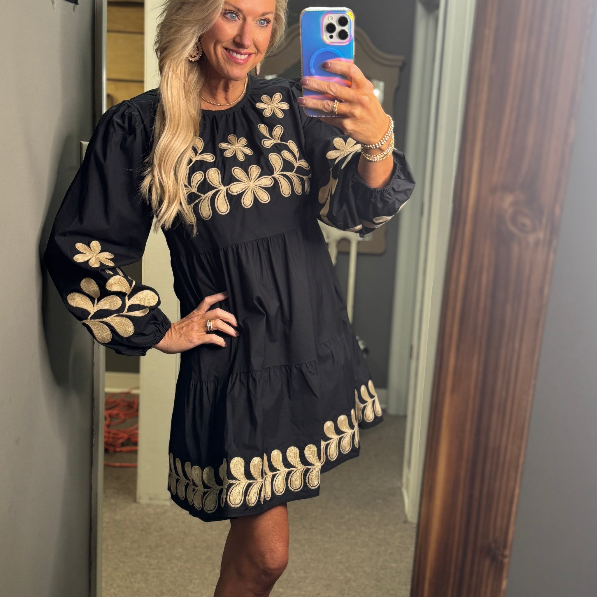 Babydoll Embroidery Dress