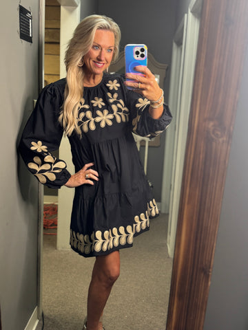 Babydoll Embroidery Dress