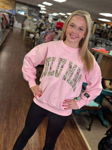 LuLu Mac Sweatshirt | Light Pink | Camo