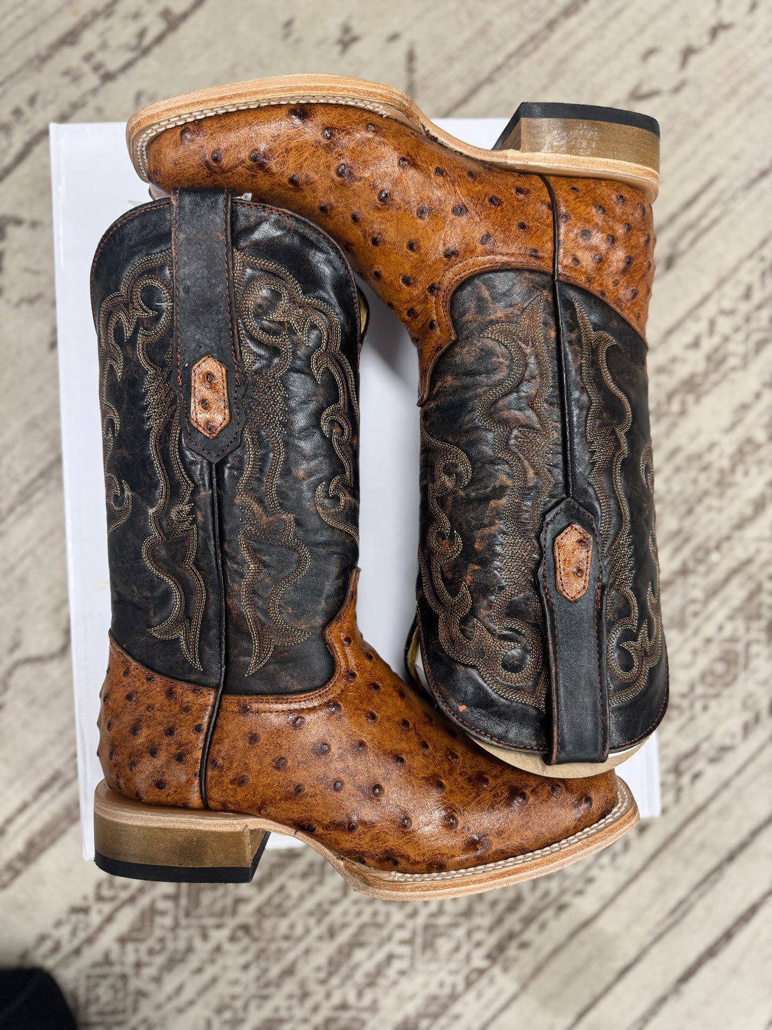 Cowtown Boot Q6064 Ostrich Print