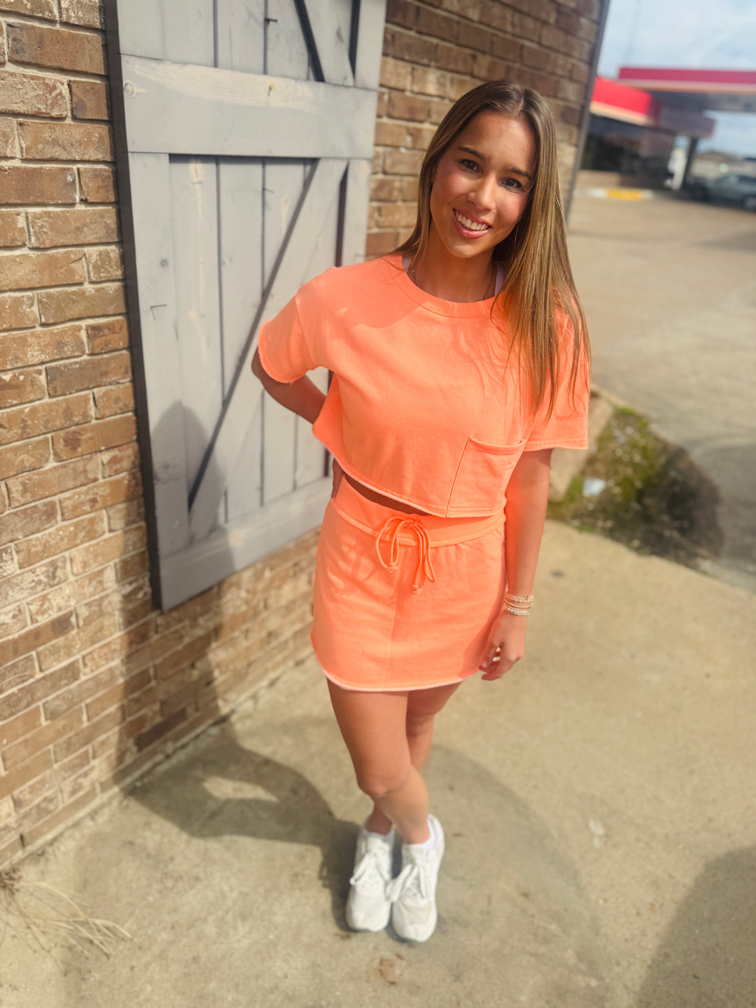 Nora Crop Top and Skort Set