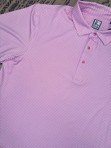 Shady Pane Print Polo