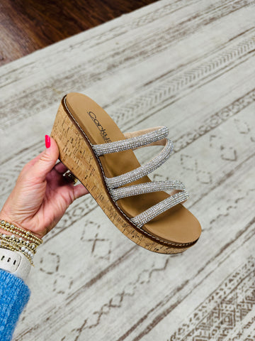 Corky's | Summer Glow | Rhinestone Wedge