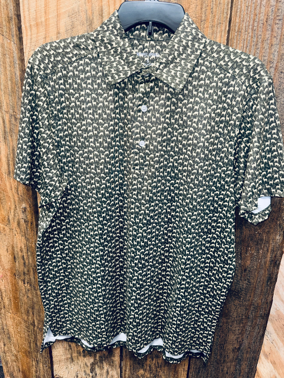 Men's Trophy Buck Print Polo