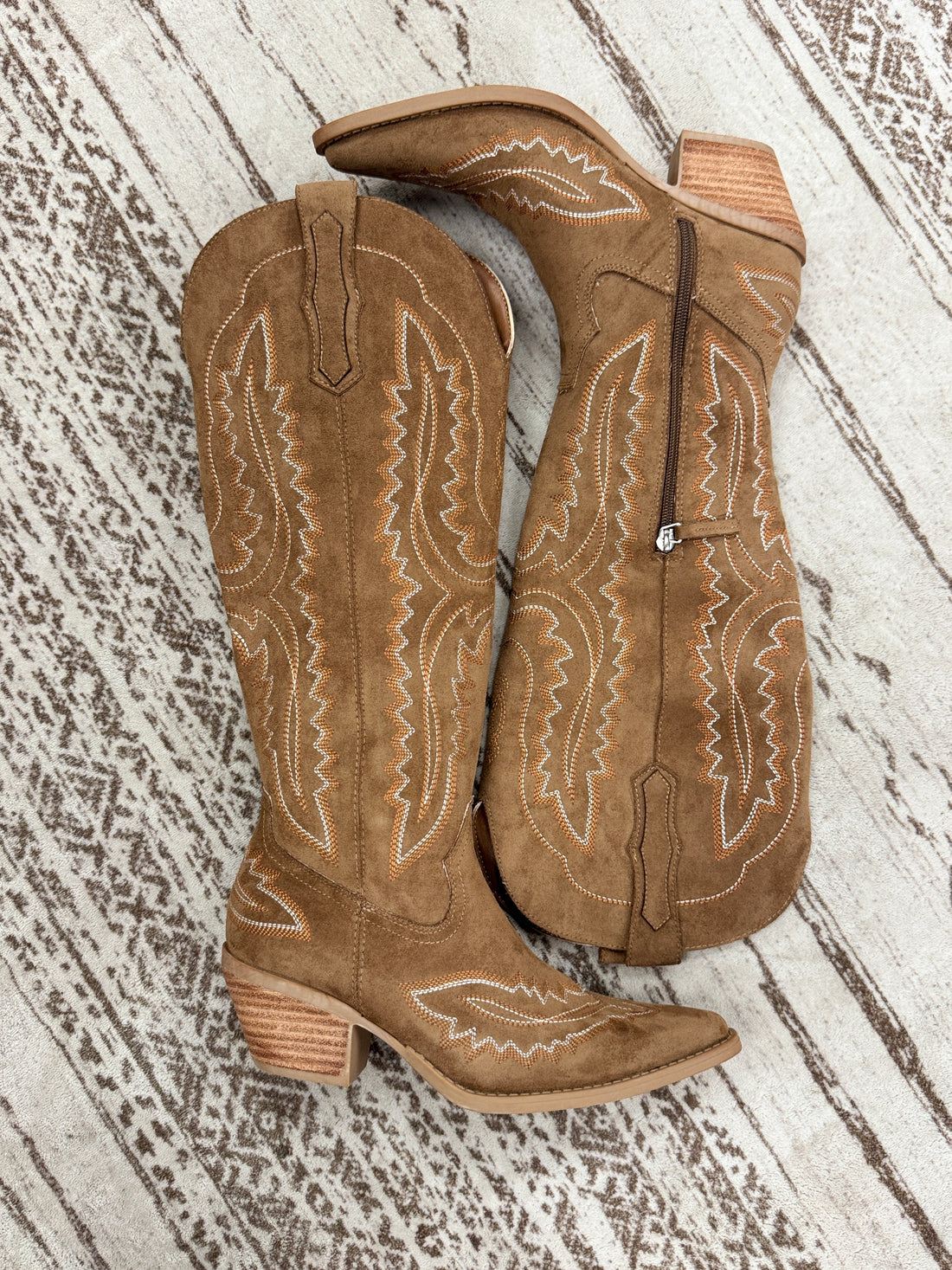 Tess - Samara Stitch Western Tall Boots