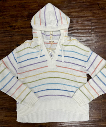 Verastile Striped V-Neck Sweater