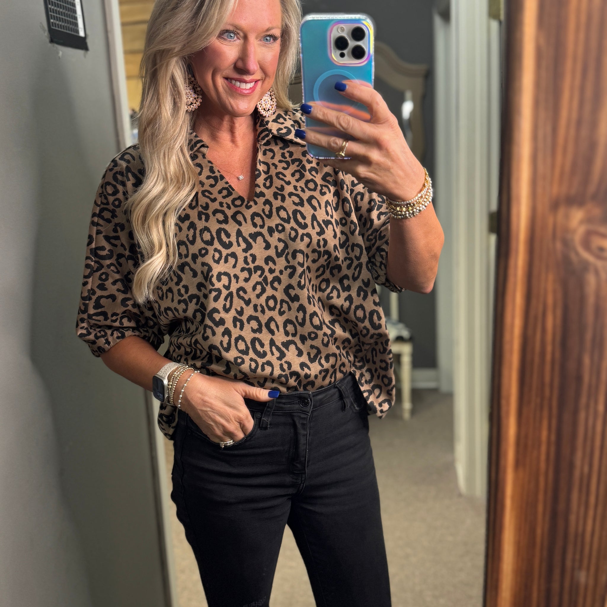 Give Me All The Leopard Top