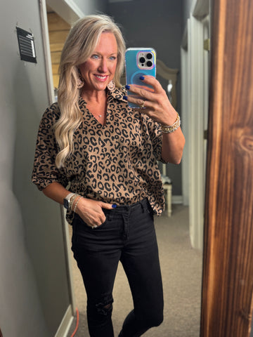 Give Me All The Leopard Top