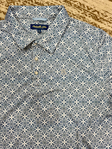 Men's S/S Polo Snap Button