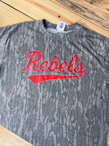 Mossy Oak Bottomland "Rebels" Red/BabyBlue T-Shirt