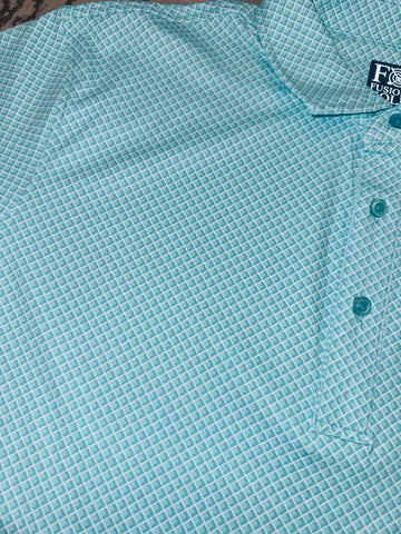 Shady Pane Print Polo
