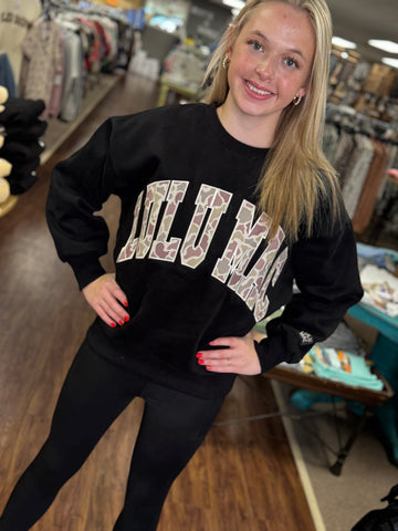 LuLu Mac Sweatshirt | Black | Camo