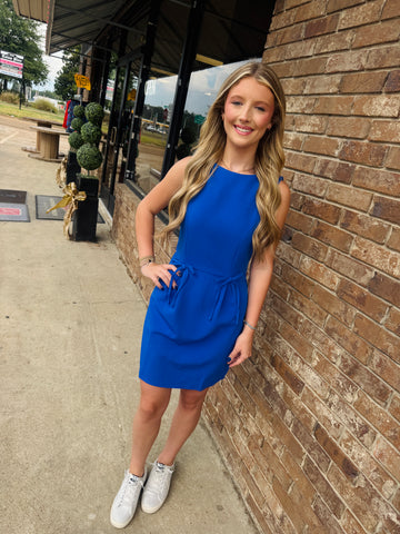 Charming Game Day Bow Detail Dress