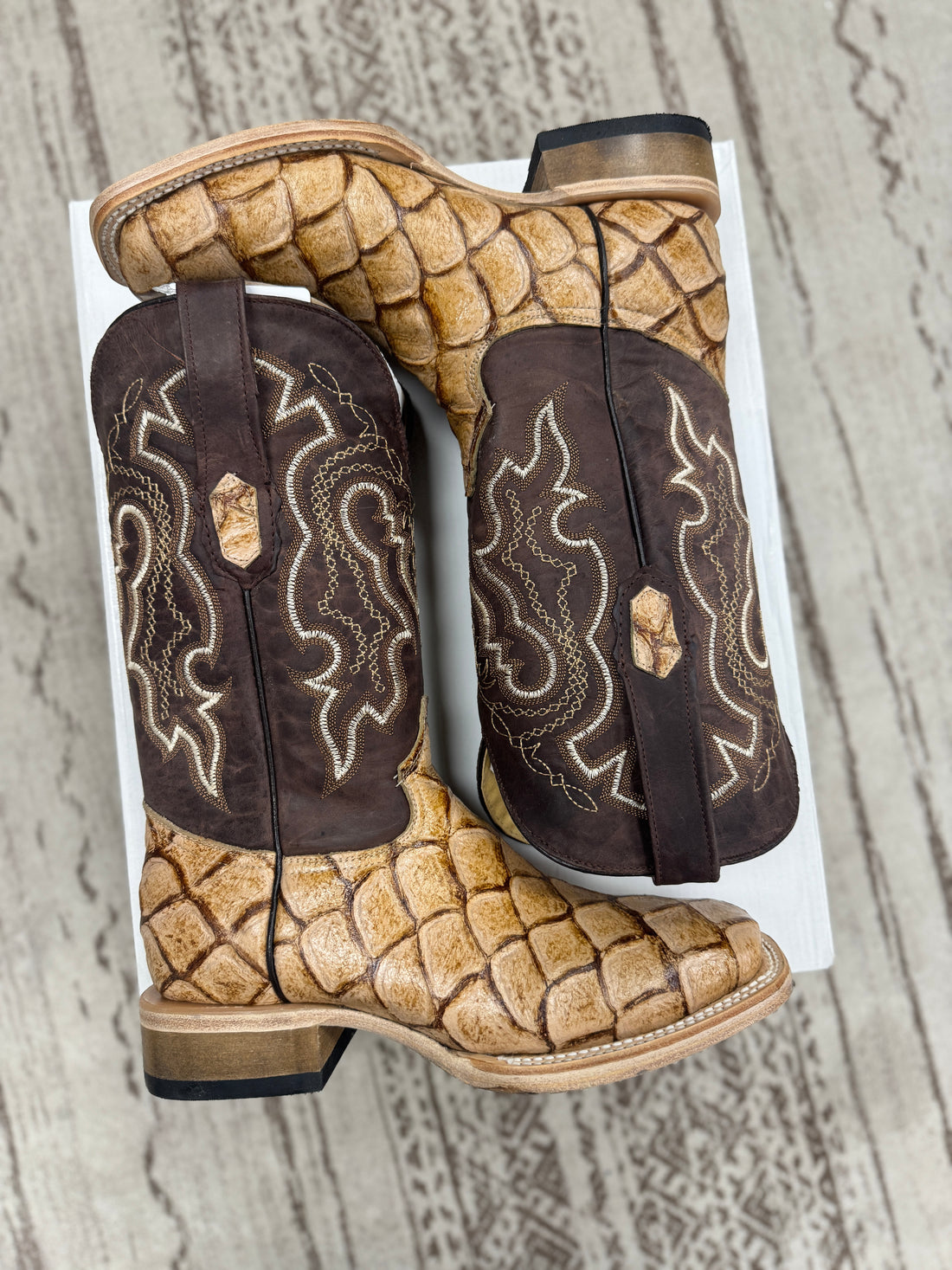 Cowtown Boot Q157 Fish Print