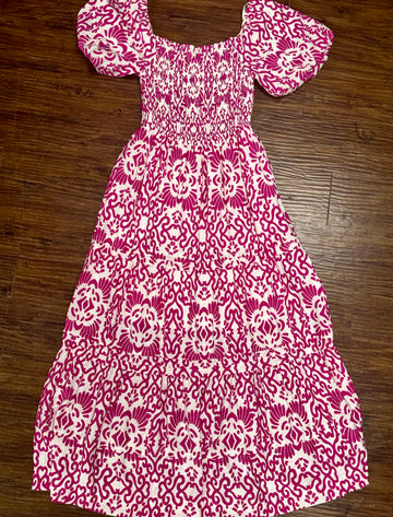Romantic Smocked Maxi Dress