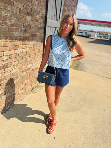 Game Day Polka Dot Top