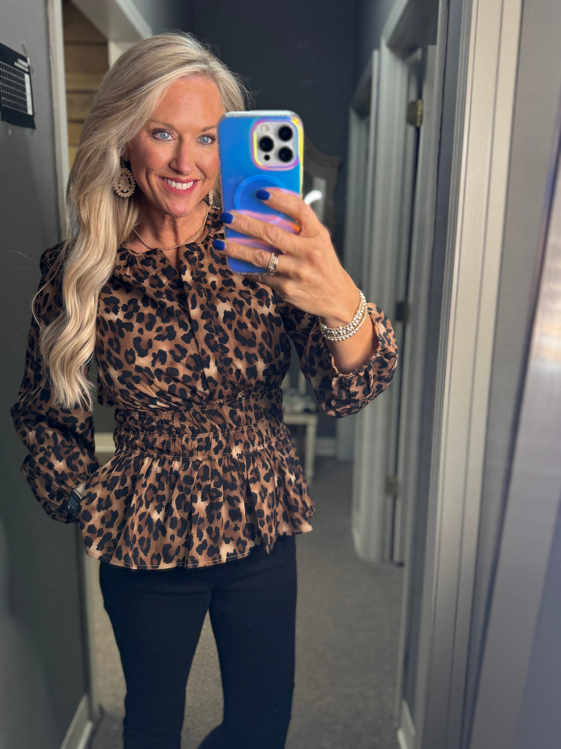The Fierce Leopard Top