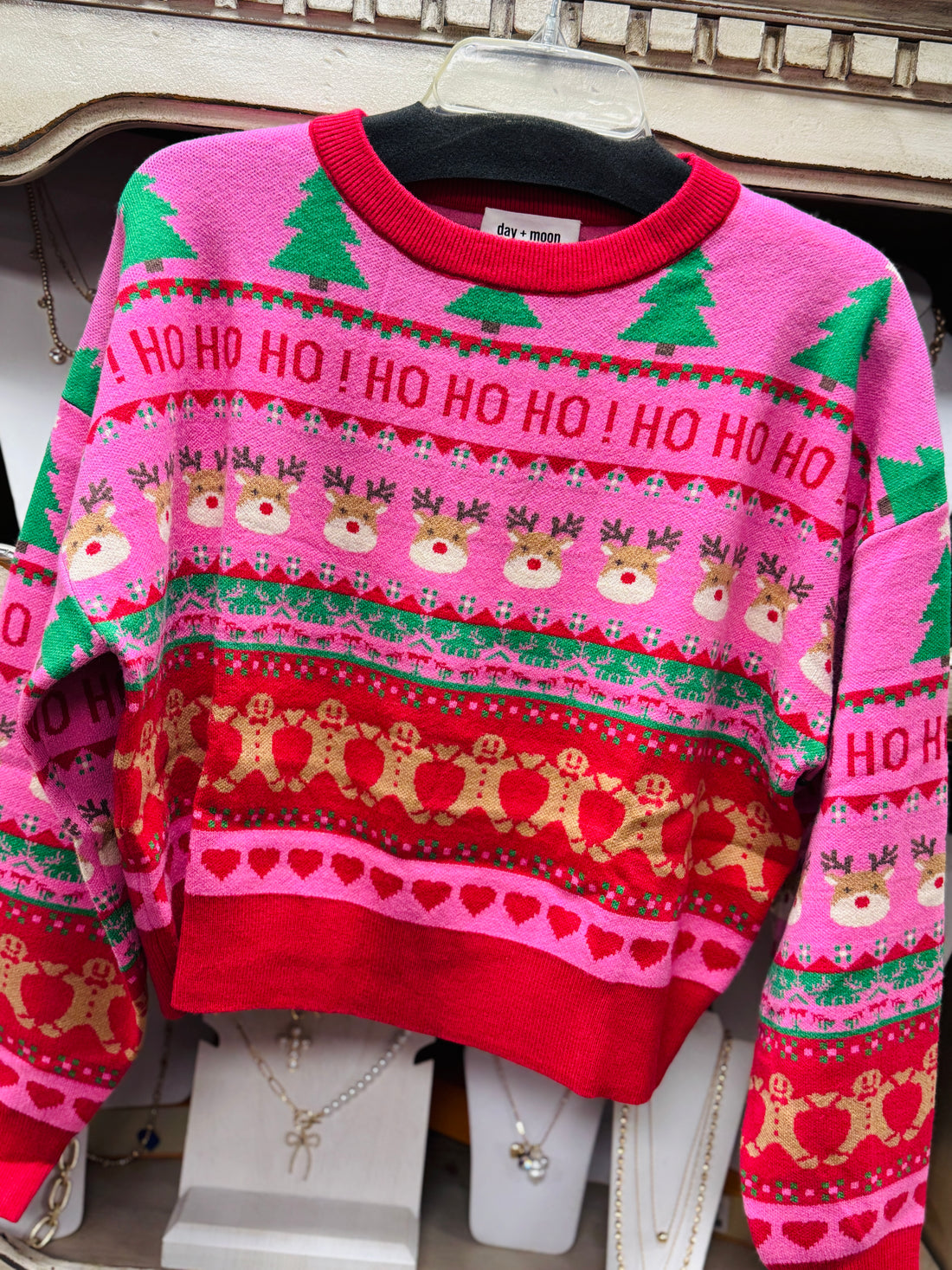 Charming Christmas Patterned Sweater