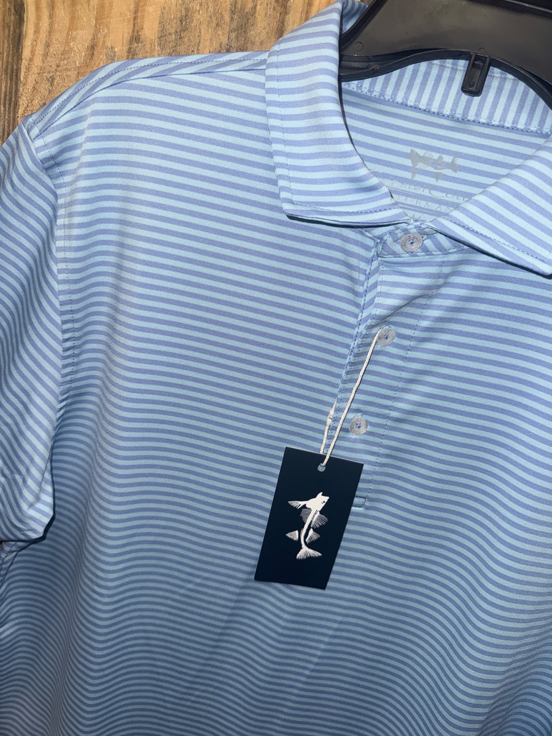 Coastal Cotton Tidal Wave Stripe Polo