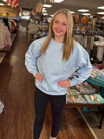 LuLu Mac Sweatshirt | Light Blue/Light Blue