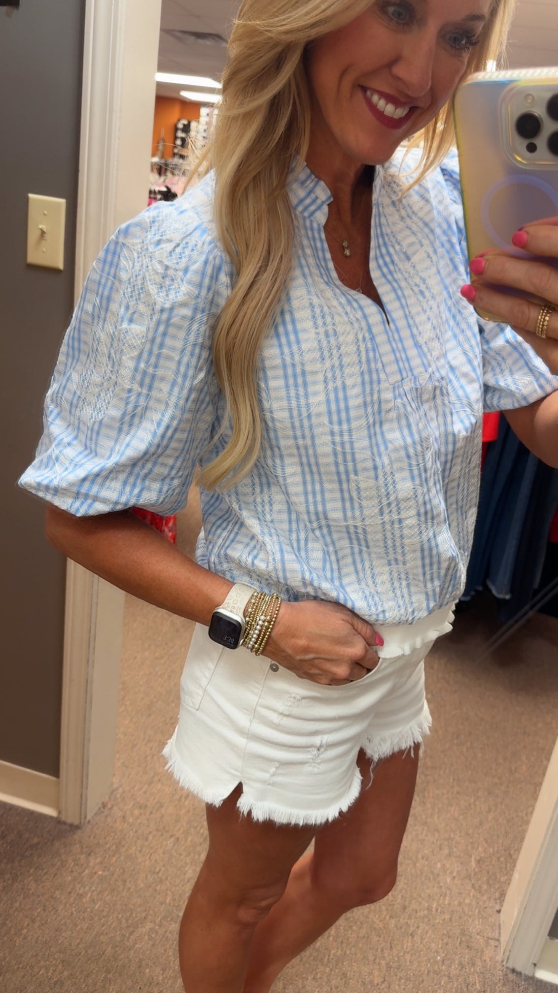 Charming Embroidered Floral Top